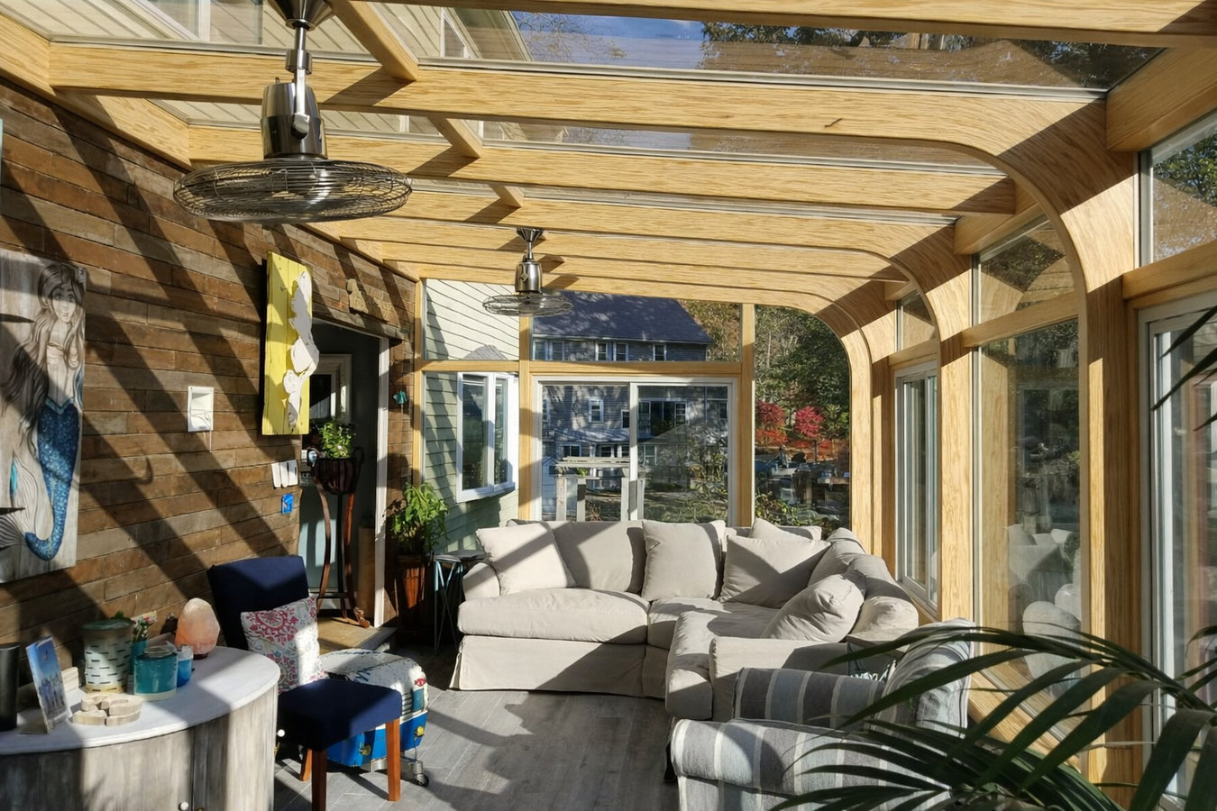 Deck-to-sunroom conversion in Salinas, CA